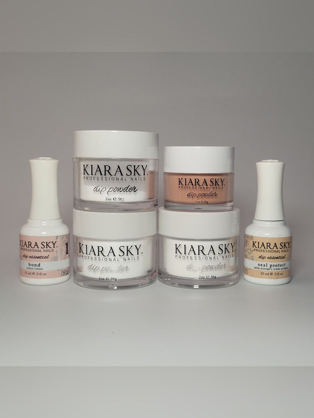 Kiara Sky 6 Piece Dip Powder & Dip Essential Bundle